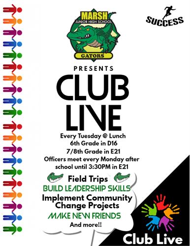 Club Live 2019 poster