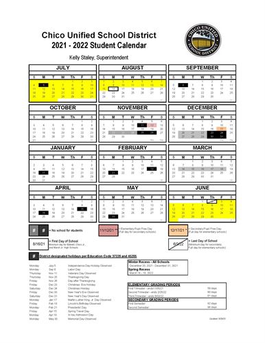 Marsh Jr High School Cusd Academic Calendar