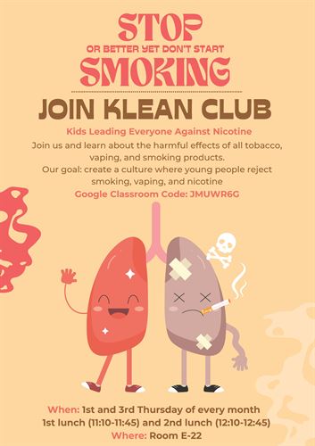 Klean Club Poster