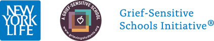 A Banner with a new york life Grief Sensitive schools initiative banner