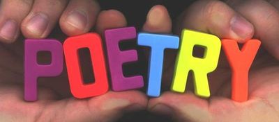 Letters that say Poetry
